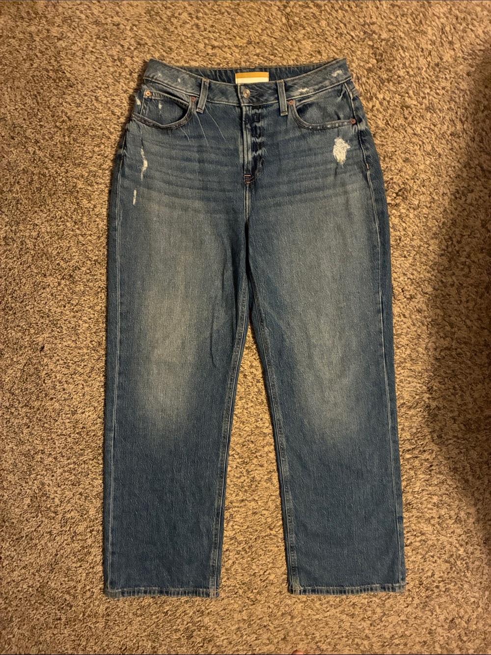 Maurices Goldie Blues curvy high rise cheeky wide leg jeans -size 10